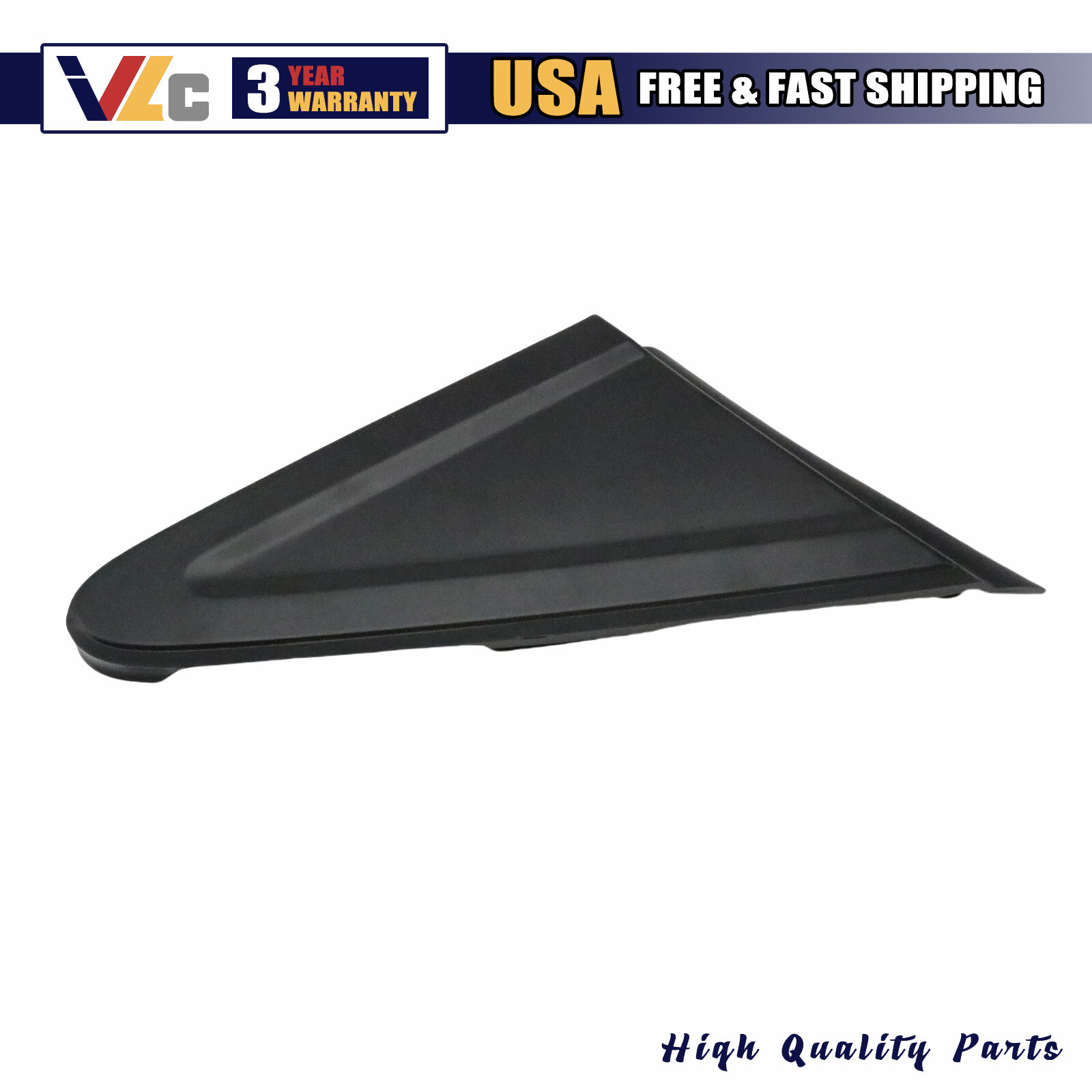 Right Front Exterior Corner Pillar Garnish Trim Fits Honda Civic 2012-2015