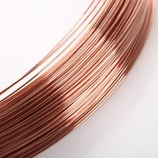 Copper Wire Round Solid BareUncoated Wire Dia 0.2mm to 5mm