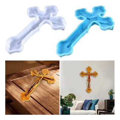 Kreuz Epoxidharz Formen, Jesus Resin Gießform, Mehrzweck Party Zubehör,