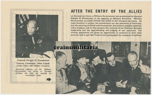 Orig. US Flugblatt - Selbsthilfe / Eisenhower 1944 - Propaganda Leaflet (ENG) - Bild 2 von 2