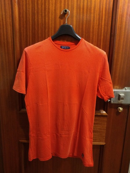 Camiseta de manga corta para caballero de Springfield, naranja, talla XL