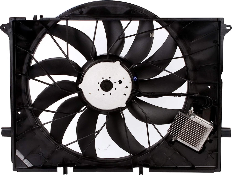 Conjunto de ventilador de refrigeración radiador para Mercedes W220 CL600 S600 CL55 CL65 2205000193 Foto 3 de 4