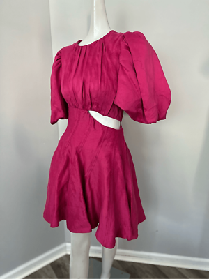 navy blue dress for baby girl Rent Admiration Asymmetric Mini Dress by Aje main image 1