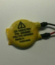 Genuine Lenovo ThinkPad CMOS BIOS Battery CR1632 S7BN 45N5863 45N5864