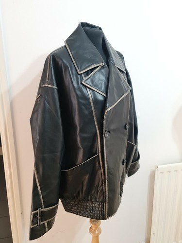 7 For All Mankind Women Black Jacket Size M New - Picture 2 of 10