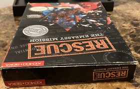 Rescue The Embassy Mission NES Game Original Box No Manual
