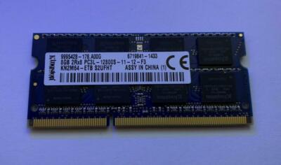 Kingston KN2M64-ETB 8GB PC3L-12800S DDR3-1600 SODIMM 2Rx8 1.35V