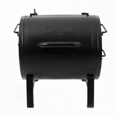  Portable Charcoal Grill and Side Fire Box Attachment for Texas-Style Offset...