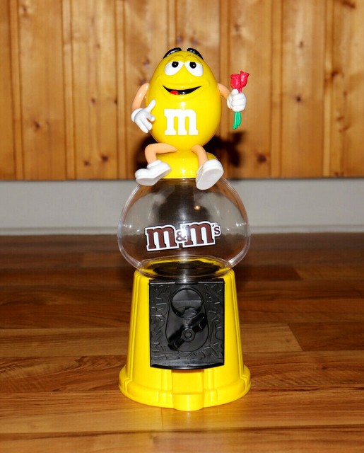 M&M'S / M&M Spender / M&M Candy Dispenser Coin Bank Yellow Holding