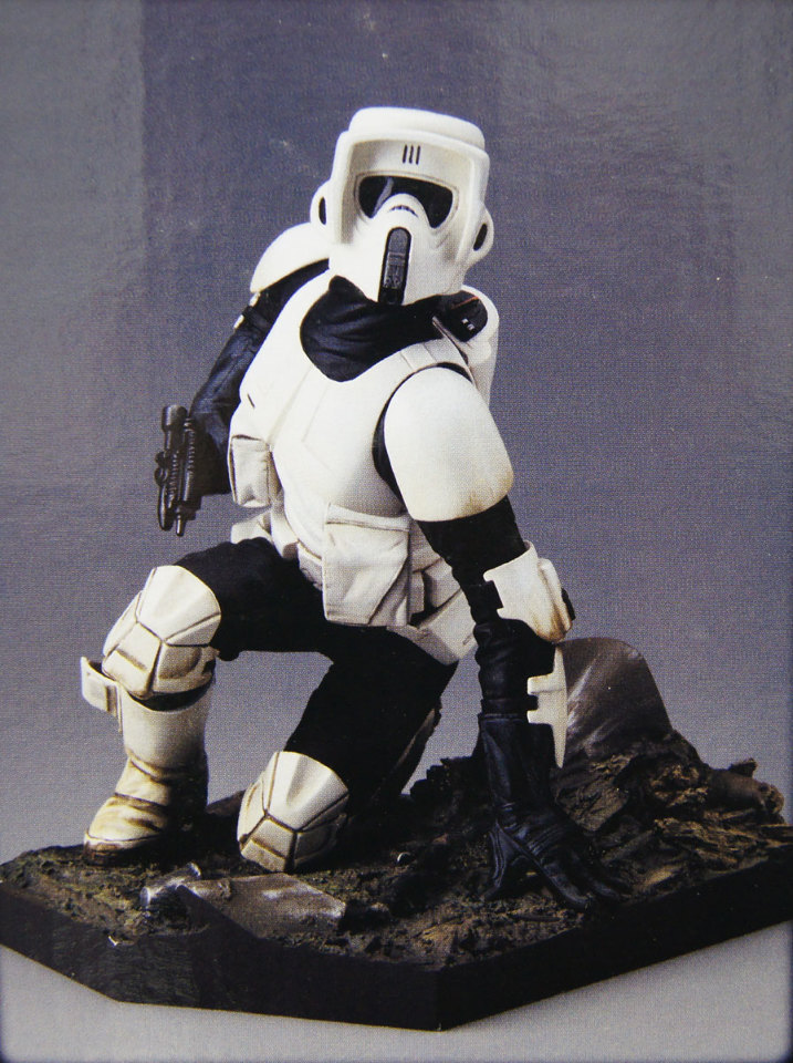 Paulo seity スターウォーズ Star Wars Scout Trooper 1/7 Scale Soft Vinyl Model Kit ArtFX