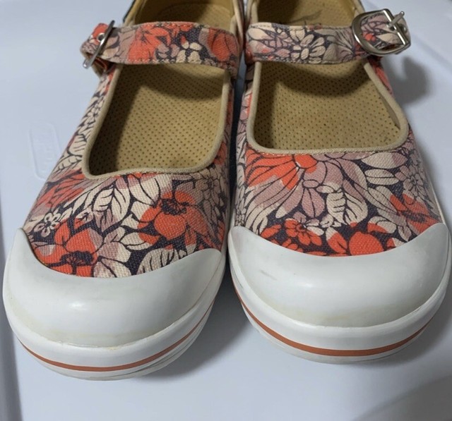 Dansko Valerie Print Floral Canvas Mary Janes 10 | eBay