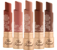 Too Faced Natural Nudes Lipstick w/ Coconut Butter-CHOOSE SHADE-New in box