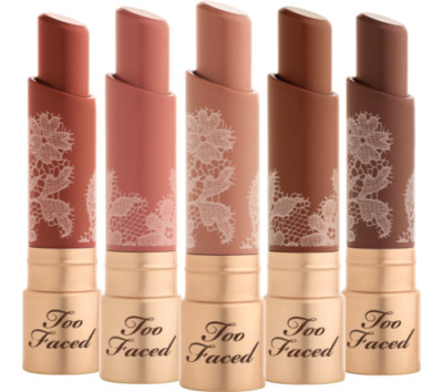 Too Faced Natural Nudes Lipstick w/ Coconut Butter-CHOOSE SHADE-New in box
