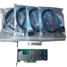LSI 9305-16i SATA SAS 12Gbs RAID Controller PCIe 3.0 x8 IT Mode 4 SFF-8643 SATA