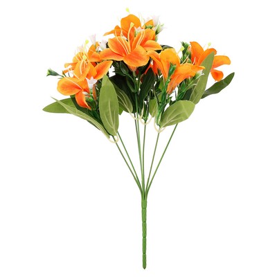  Green Hydrangea Artificial Lily Simulation DIY Decoration Bride