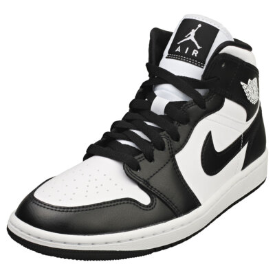 Nike Air Jordan Mid Femme White Black Baskets Mode 43 EU