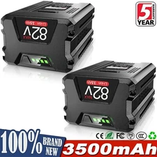 2 Pack 3.5Ah Lithium Battery For Briggs & Stratton Snapper XD 82V MAX BSB5AH82