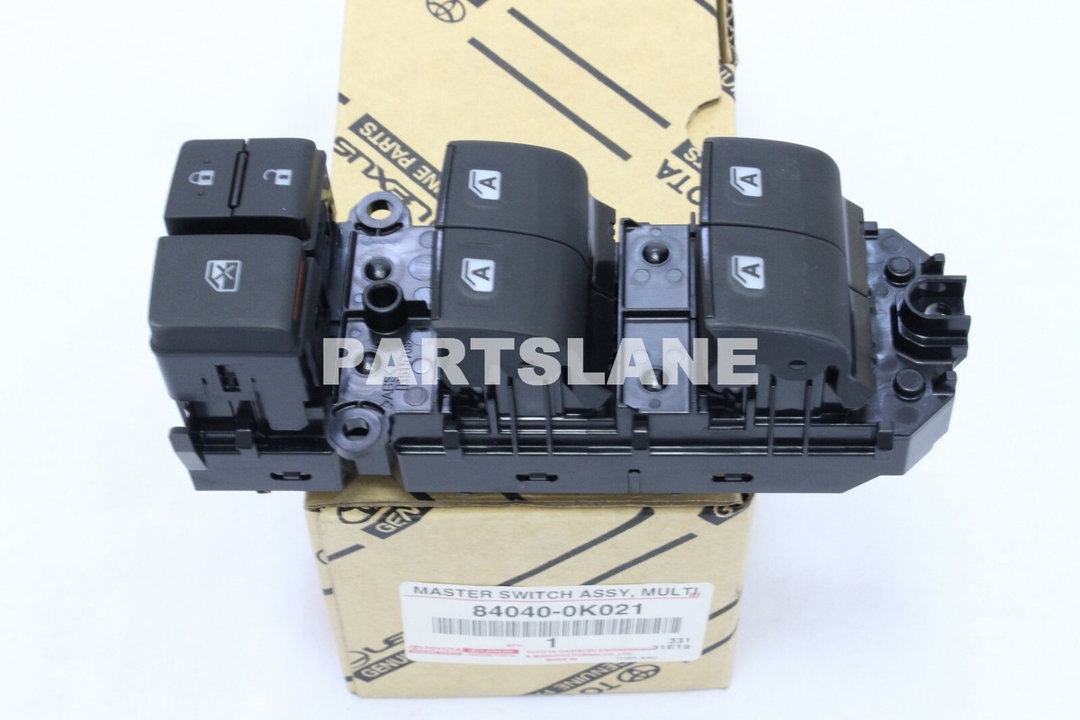 Toyota Hilux Fortuner Innova Yaris OEM Genuine Master Switch