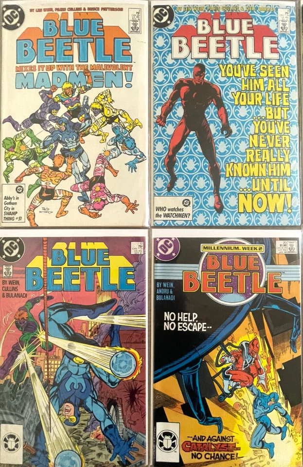 Blue Beetle DC Comics Lot of (10) DC Comic Books Vintage Lot - Image 2 of 4