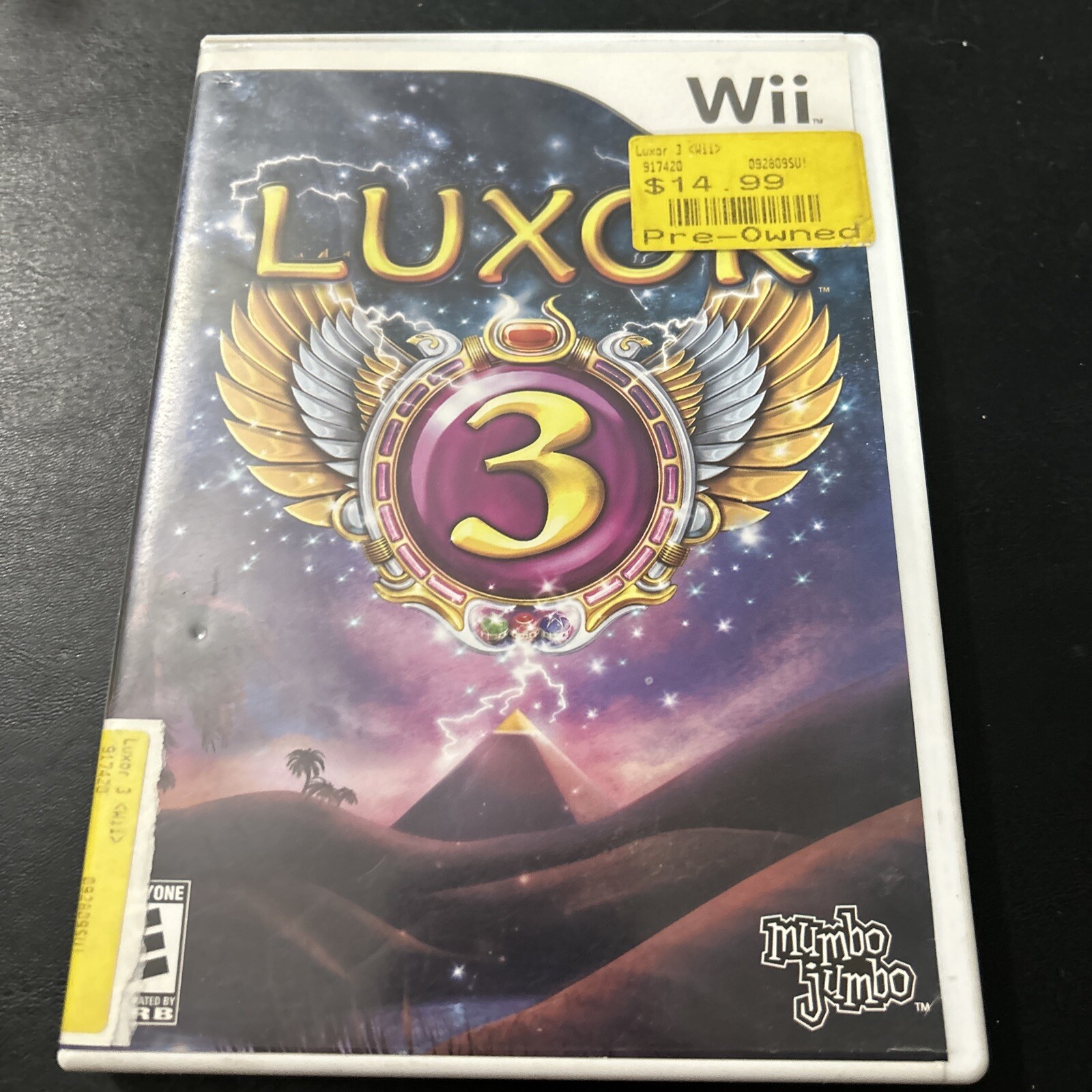 Luxor 3 - Nintendo Wii Pristine Authentic Tested Game 180 Day Guarantee!