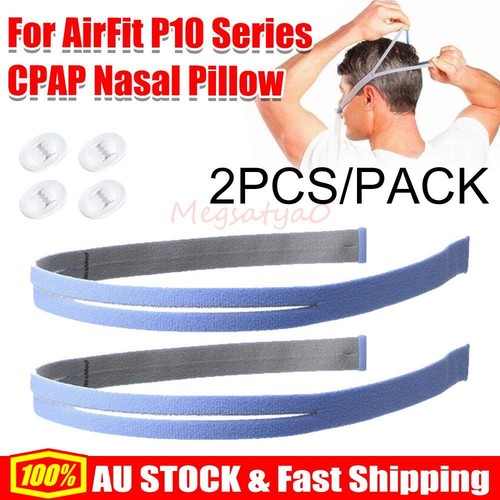 2x Headgear for Resmed Airfit P10 CPAP MADE IN AUSTRALIA CPAP MASK
