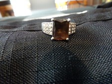  551--VINTAGE STERLING SILVER RING --925--SIZE-7--VERY NICE