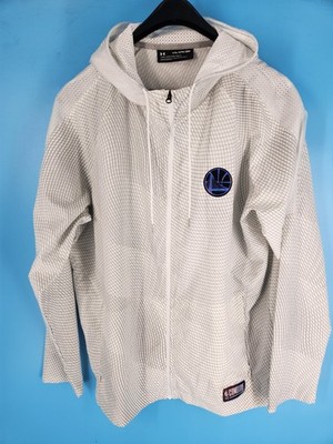 MENS UNDER ARMOUR COMBINE GOLDEN STATE WARRIORS BASKETBALL JACKET SIZE 2XL  XXL