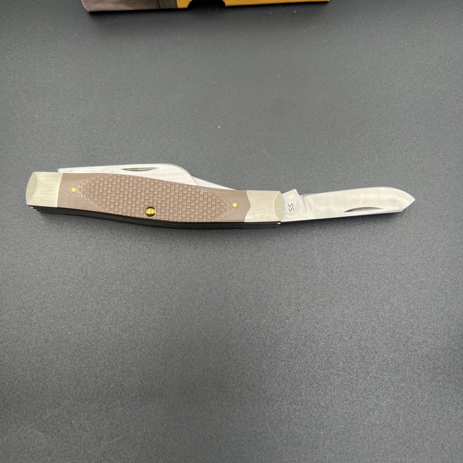 Carhartt Case XX Collab Stockman Stainless Folding Knife 10375 SS. Mint in Box