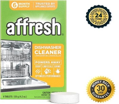 1 | ONE BOX Affresh W10549851 Dishwasher Cleaner 6 Tablets In the Box