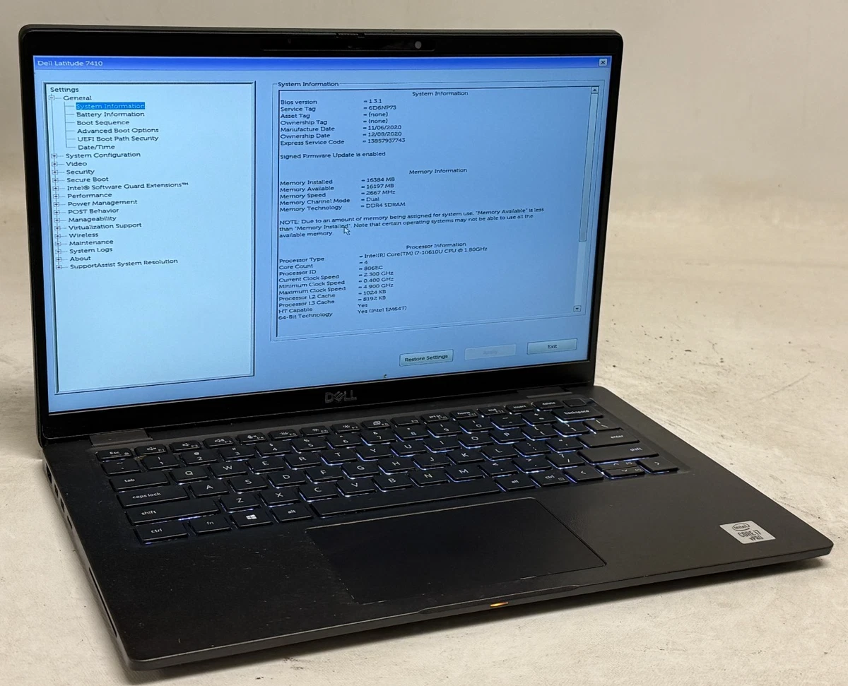Dell Intel Core i7 10th Gen. PC Laptops & Netbooks for sale - eBay