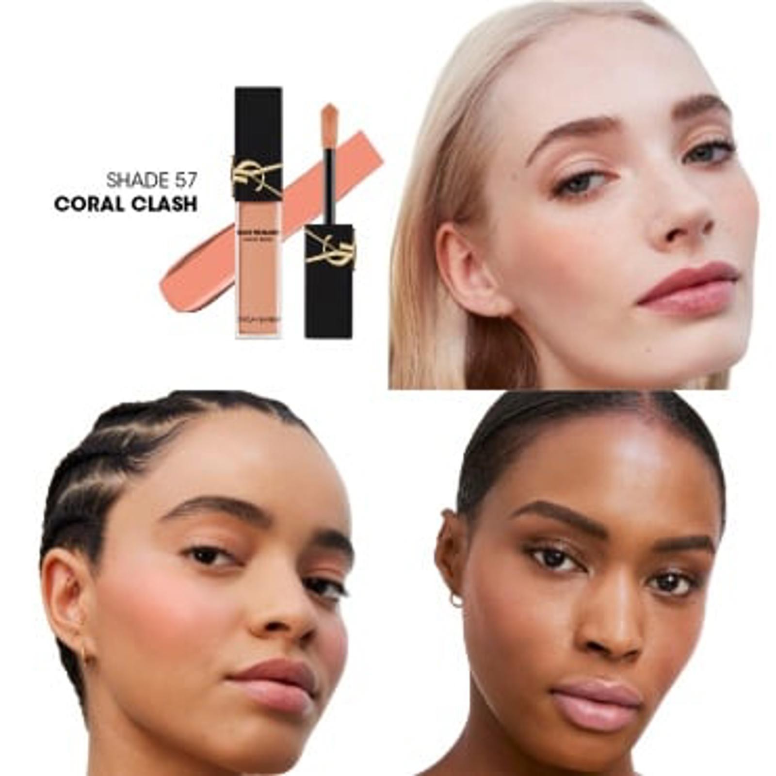 YSL Yves Saint Laurent Make Me Blush Liquid Blush-57 Coral Clash thumbnail 4