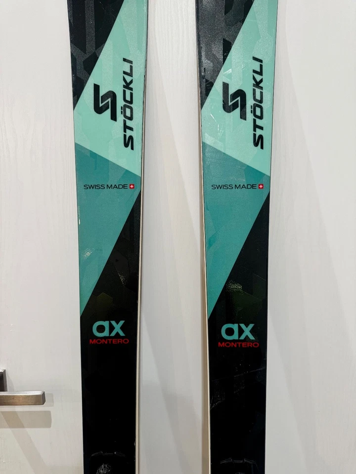 2024 Stockli Montero AX Skis 183cm with Strive 13D Bindings and Phantom wax - Image 2 of 4