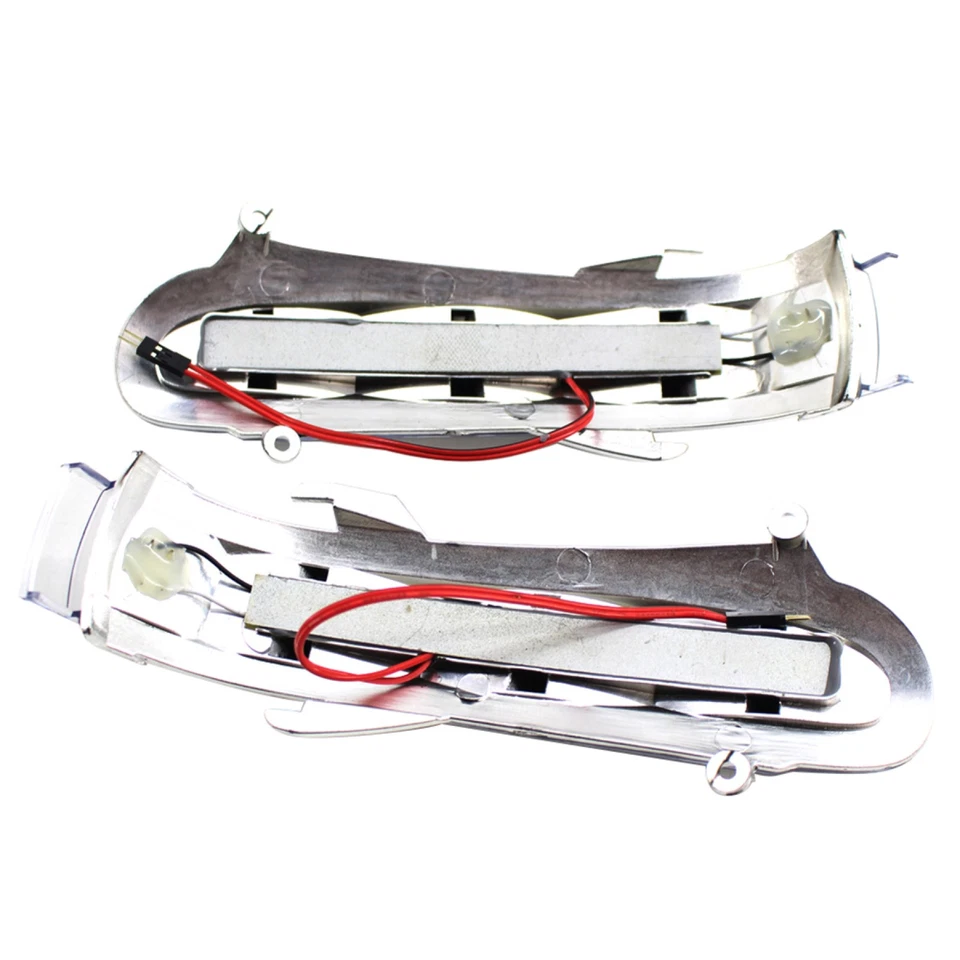 Luz de calentamiento de giro de señal LED espejo 2 piezas para Mercedes Benz W220 S320 S430 Foto 4 de 4