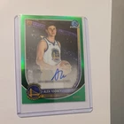 Topps 2025-26 Bowman Chrome Alex Toohey Green  RC Auto /99 #BCA-AO Warriors