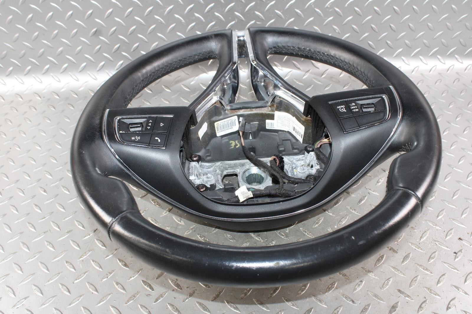 14-20 Ghibli Black Leather Driver Column Steering Wheel Assembly OEM Factory WTY