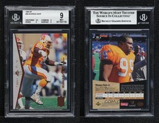 1995 SP Warren Sapp #99 BGS 9 MINT Rookie RC HOF