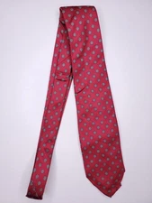 Strawbridge Clothier Mens Formal Necktie 58"Lx3"W Red Neck Tie