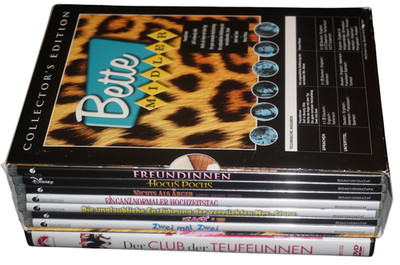 Bette Midler Collection/Sammlung. 8 DVDs. Zoff in Berverly Hills, Zwei mal Zwei