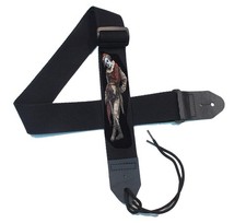 2" Cotton Guitar strap with Jester Design