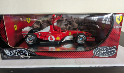 Michael Schumacher 5x WC 2002 Hot Wheels Ferrari 1/18 F2002 #1