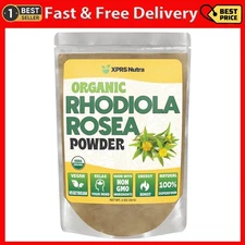 XPRS Nutra Organic Rhodiola Rosea Powder - Premium USDA Organic Rhodiola Powd...
