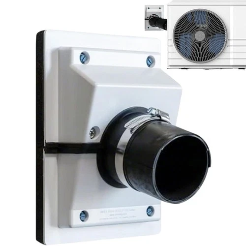 Universal HVAC Wall Penetration & Line-Set Cover Kit for Air Conditioner Systems