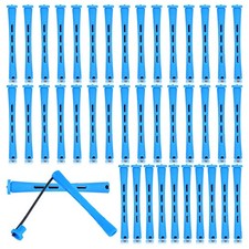 40 PCS Small Perm Rods for Short Hair, Plastic Curling Rods Cold Wave Rod Per...
