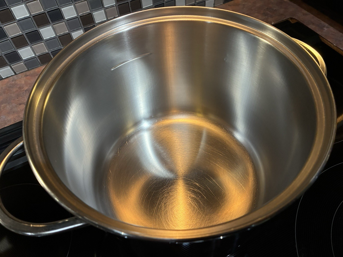 Lagostina Thermoplan Stainless Steel 6.5 Qt Stock Pot - Steamer