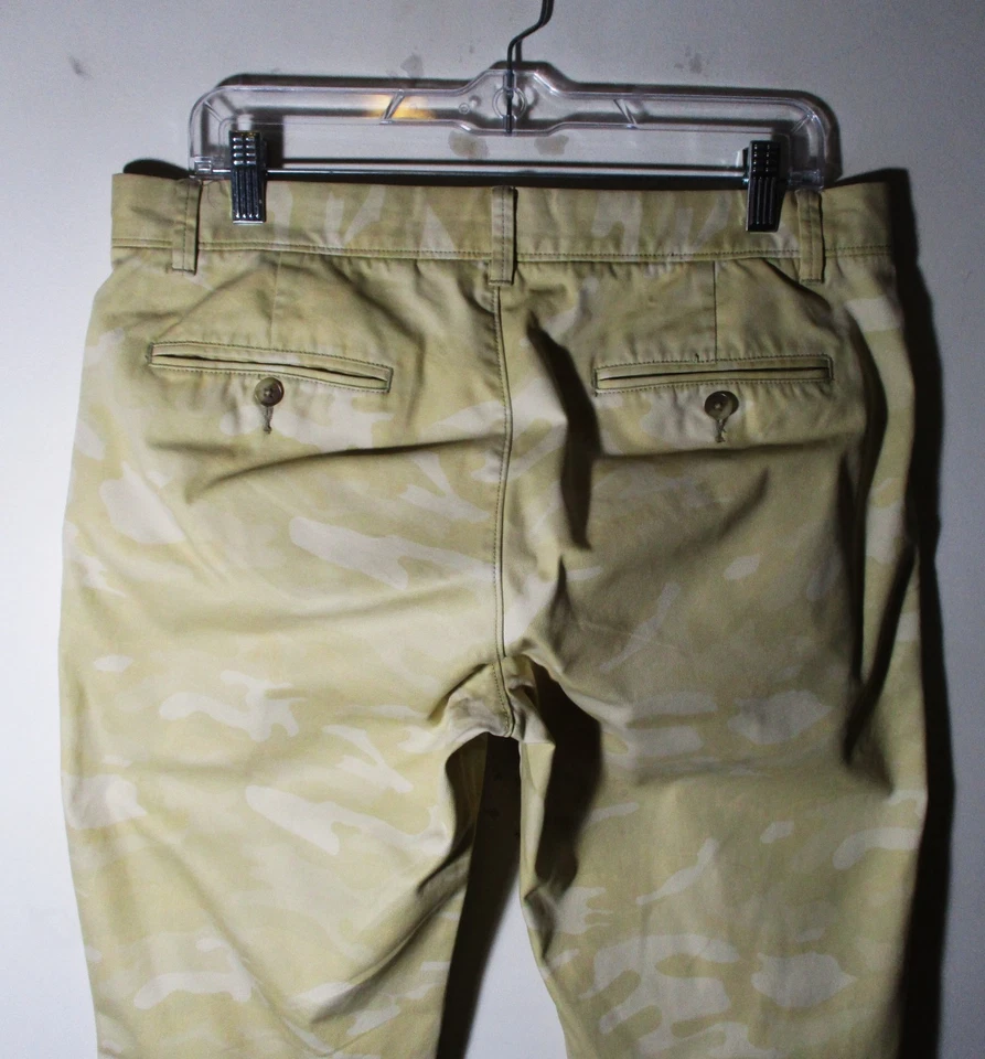 Pantalones chinos FOSSIL color tostado camuflaje "Fletcher ajuste moderno" para hombre talla 32X32 Foto 4 de 4
