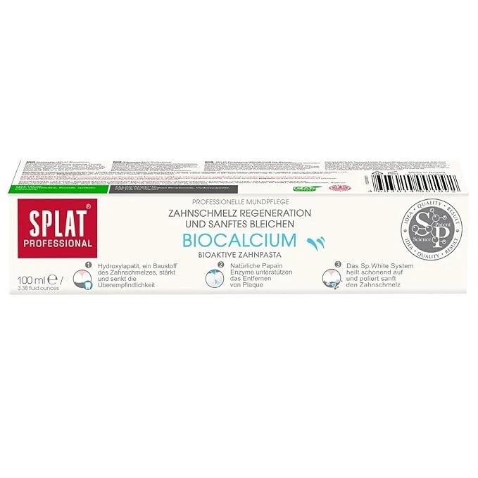 SPLAT Biocalcium Toothpaste 100ml – Enamel Restoration & Sensitivity Relief – US - Image 3 of 4