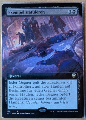 MTG | Make an Example / Exempel statuieren | NM | DE | NCC 138 | Extended Art 