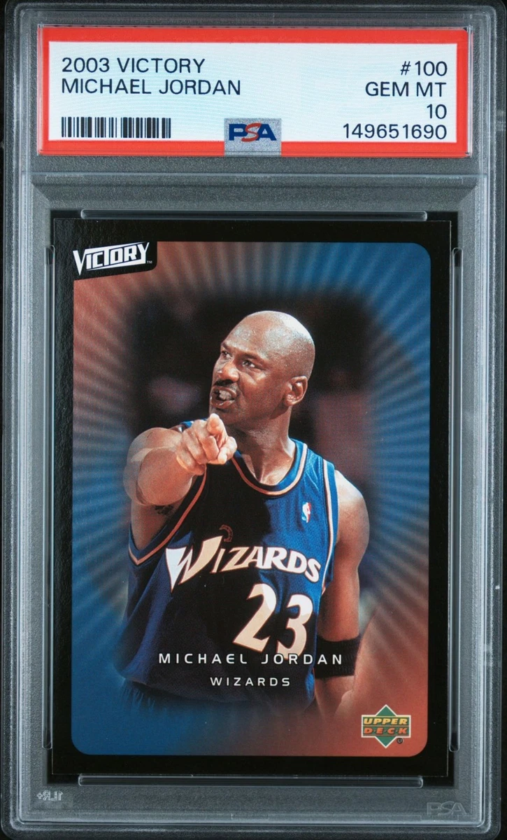 Michael Jordan Washington Wizards Basketball Grade 10 Sports