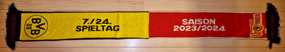 Borussia Dortmund vs 1. FC Union Berlin Schal / Saison 2023-2024 /