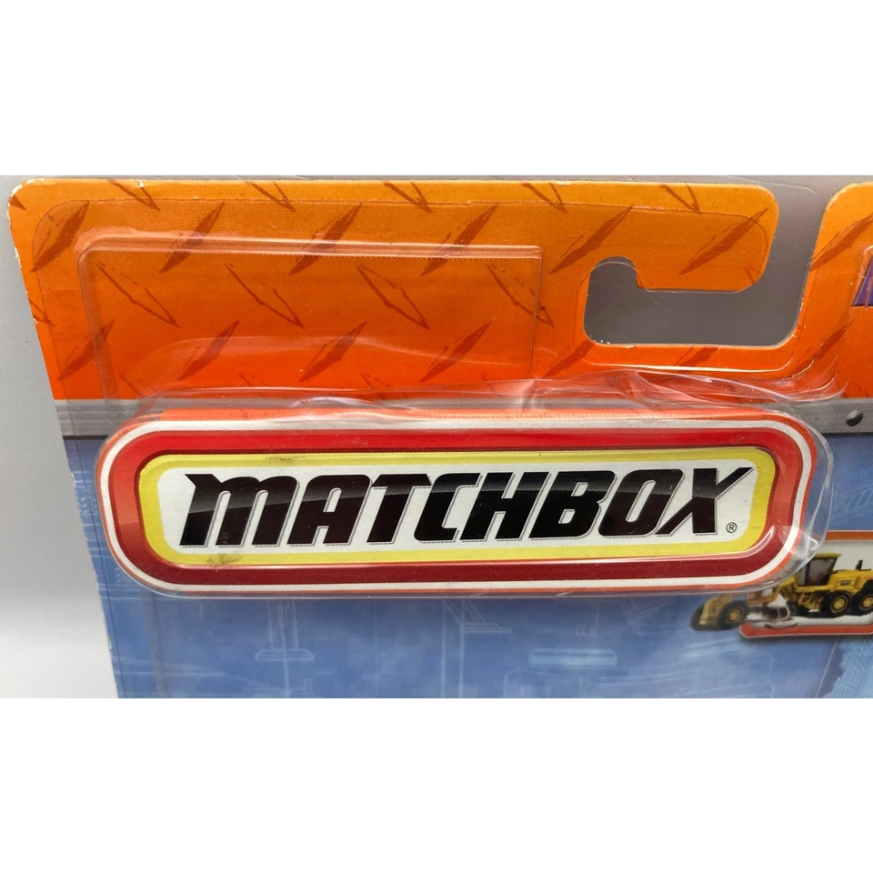 2010 Matchbox Real Working Parts Construction Diecast MBX Road Grader NIP - Image 4 of 4